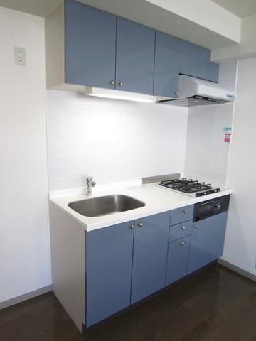 キッチン　２口システムキッチンです。