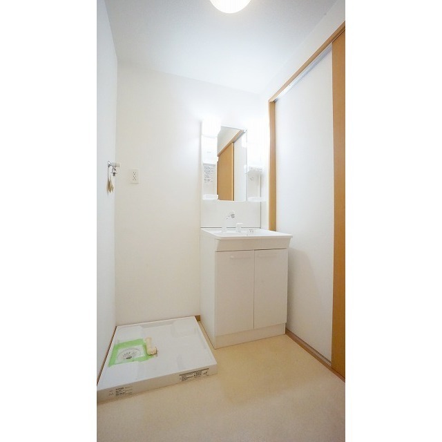 洗面設備　３０２号室の写真使用