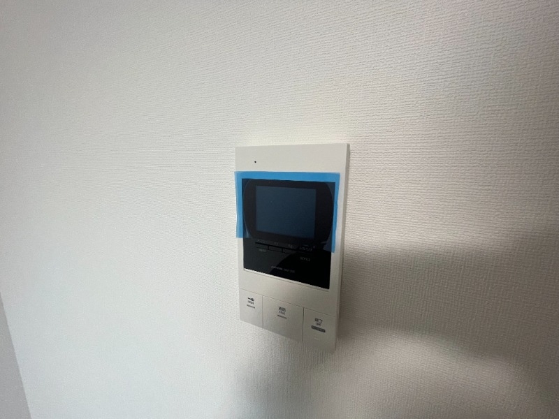 セキュリティ　同仕様施工物件、ルームカラーがホワイトになります。