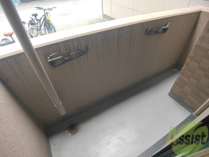 バルコニー　バルコニーです。天気の良い日には外干しができます！