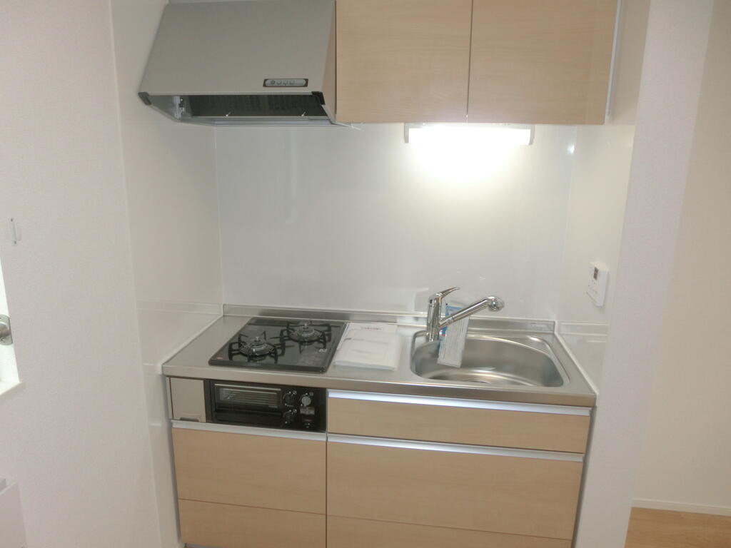 キッチン　2口ガスコンロ付キッチン