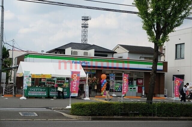 コンビニ　ファミリーマート茨木中穂積店（コンビニ）まで410m