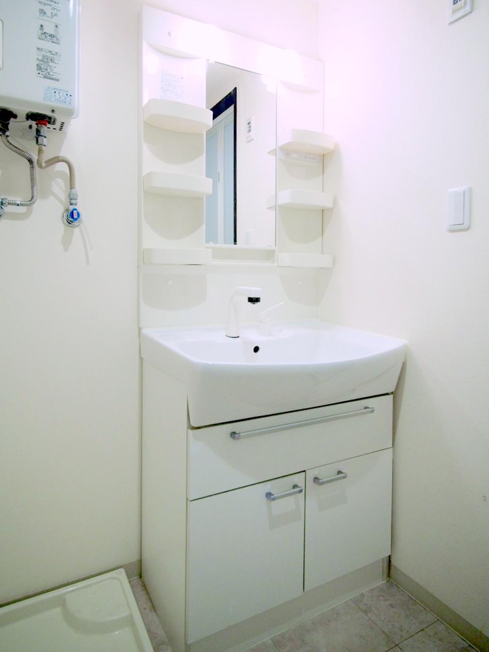 洗面設備　シャンプードレッサー完備しています♪