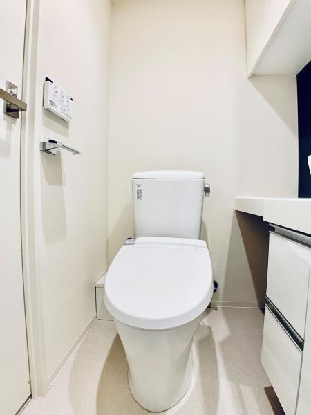 トイレ　ゆったりとした空間のトイレです