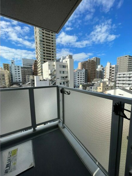 バルコニー　落ち着いた時間を過ごせるバルコニーです