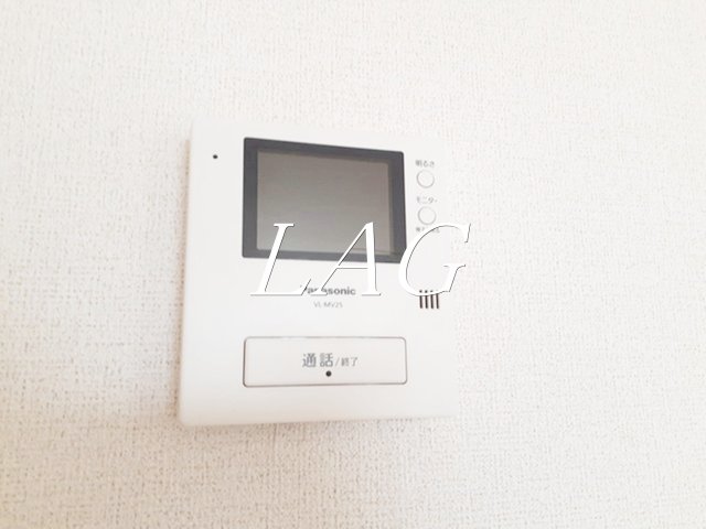 セキュリティ　モニター付きインターフォンです。