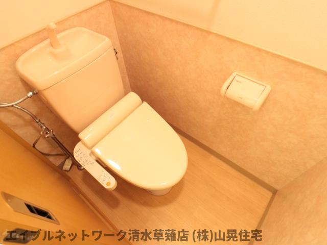 トイレ　ゆったりとした空間のトイレです