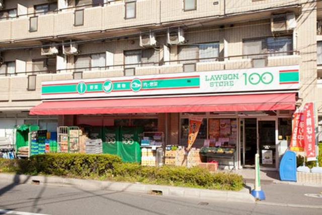 コンビニ　ローソンストア100品川二葉四丁目店（コンビニ）まで54m