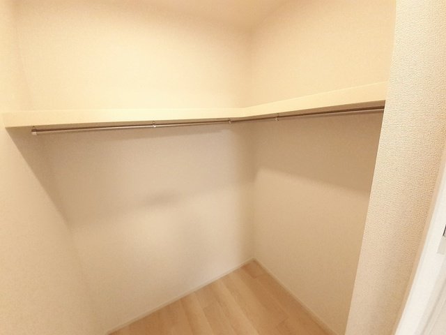 収納　たっぷりとした収納スペースです