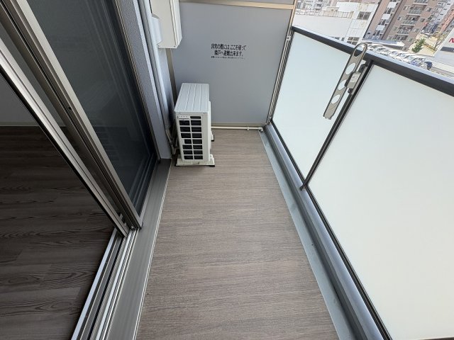 バルコニー　陽当たり良好なバルコニーです