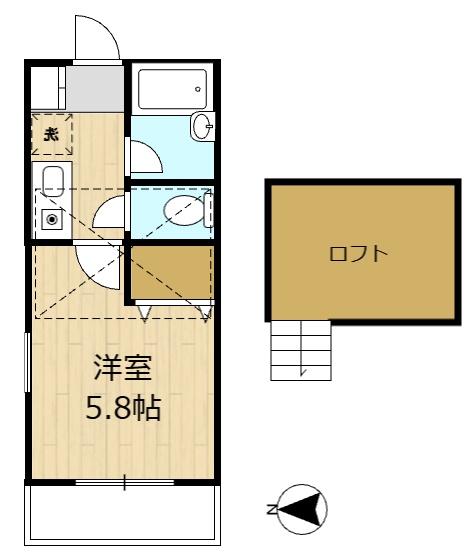 スタジオマムの間取り写真