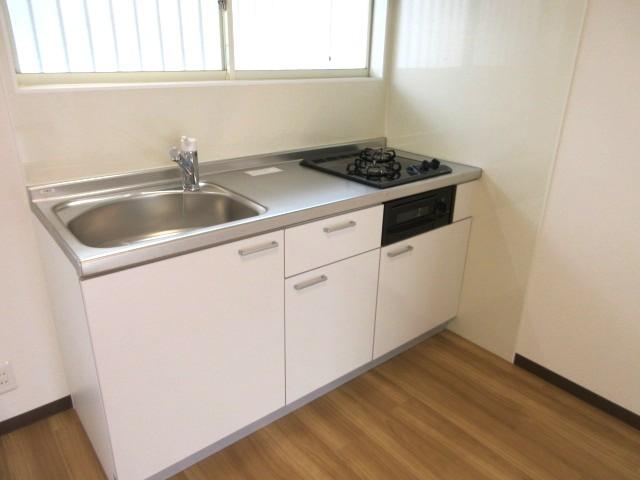 キッチン　2口ガスコンロ付き