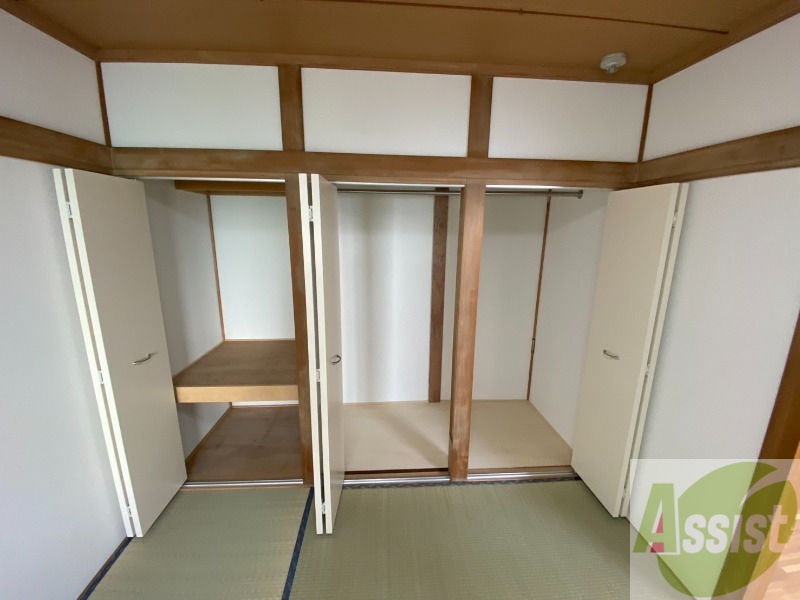 収納　収納もバッチリあるのでお部屋が片付きますよ！