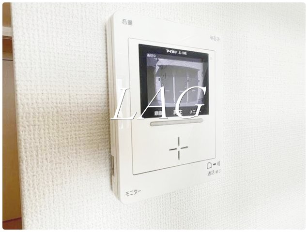セキュリティ　モニター付インターホンです。