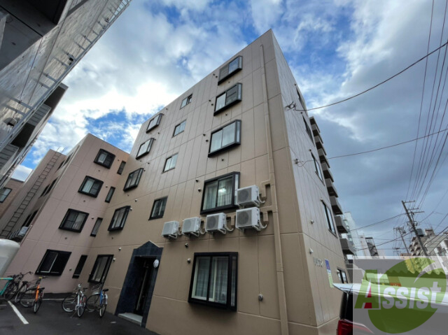 建物外観　札幌市中央区南６条西「リリアン」