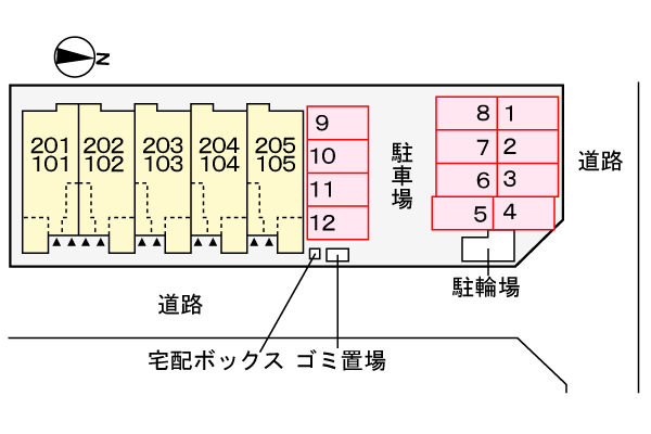 駐車場　☆敷地内に駐車場があります☆