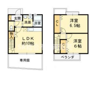 コスモシティーII番館の間取り写真