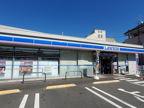 コンビニ　ローソン青葉桜台店（コンビニ）まで455m
