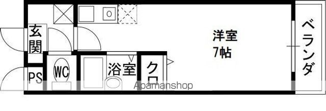 ＪＲ東海道本線 さくら夙川駅 徒歩5分 3階建 築29年の間取り写真