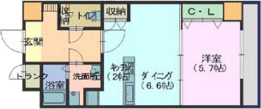 サンフォレスタ七尾の間取り写真