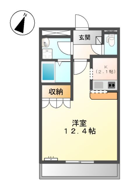 東武伊勢崎線 羽生駅 徒歩14分 2階建 築19年の間取り写真