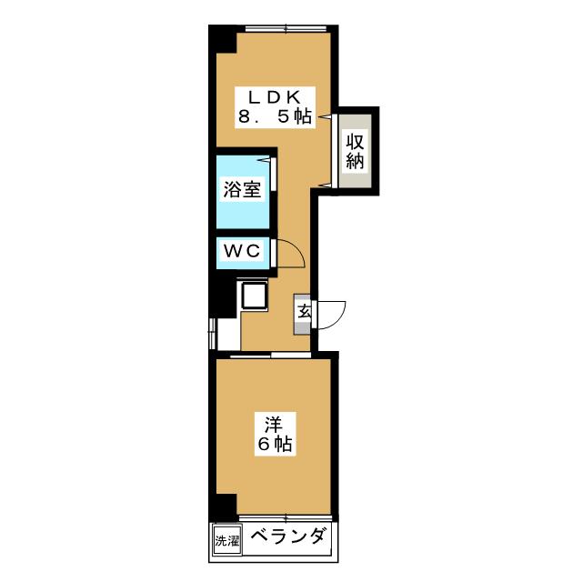 林産業マンションの間取り写真