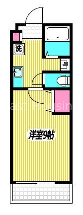 西武新宿線 上井草駅 徒歩3分 3階建 築22年の間取り写真