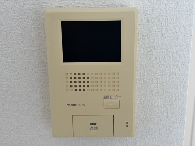 セキュリティ　モニター付きインターホンで防犯面も安心。