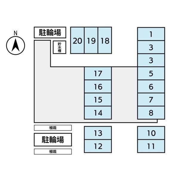 駐車場　敷地内駐車場