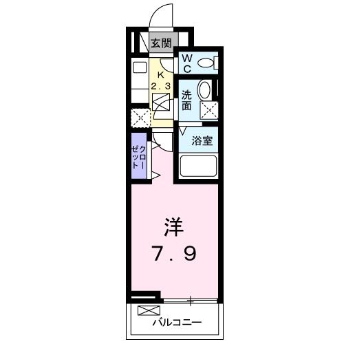 ＪＲ高崎線 高崎駅 徒歩28分 3階建 築9年の間取り写真