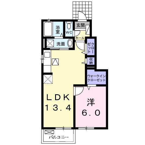 ＪＲ予讃線 詫間駅 徒歩44分 2階建 築14年の間取り写真