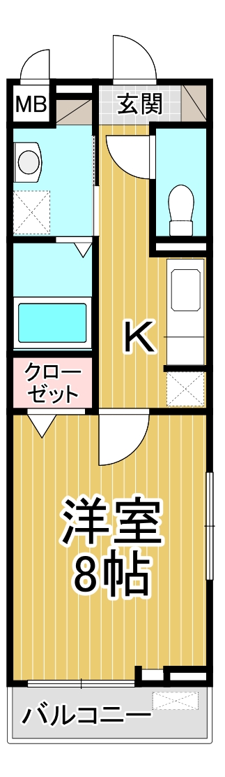 阪急伊丹線 稲野駅 徒歩2分 3階建 築3年の間取り写真