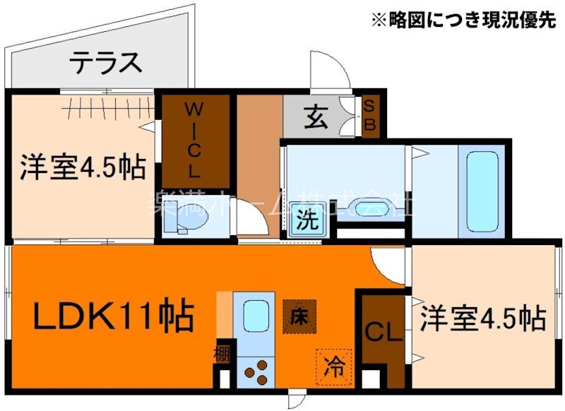 D-room烏丸北大路の間取り写真