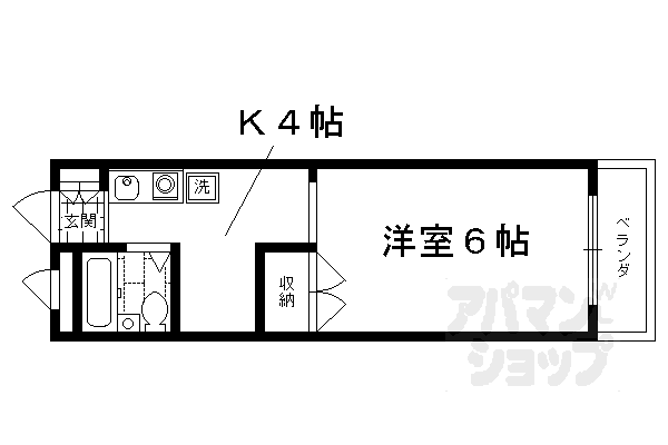 マンションELLA490の間取り写真