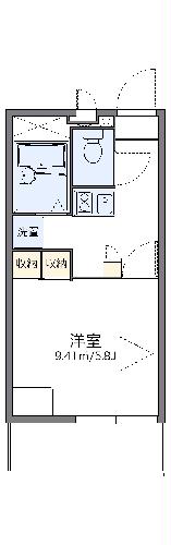 レオパレス多摩川の間取り写真