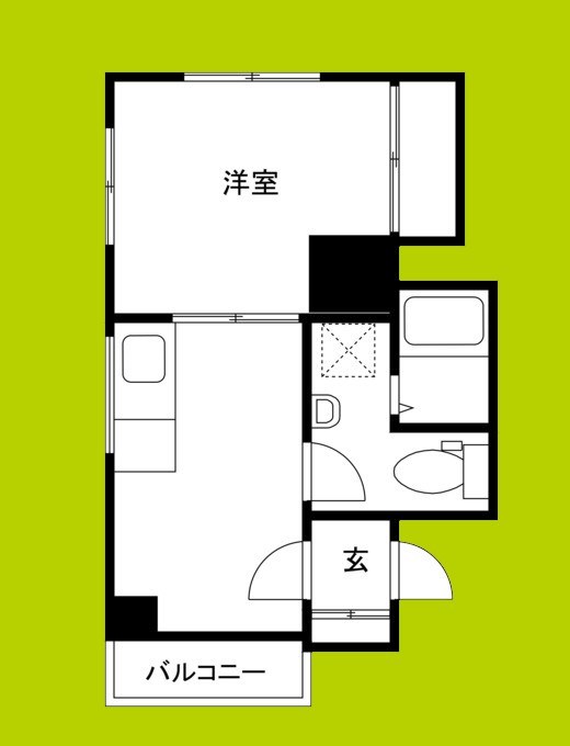 メゾン帝塚山の間取り写真