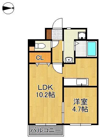 T-FLAT58の間取り写真