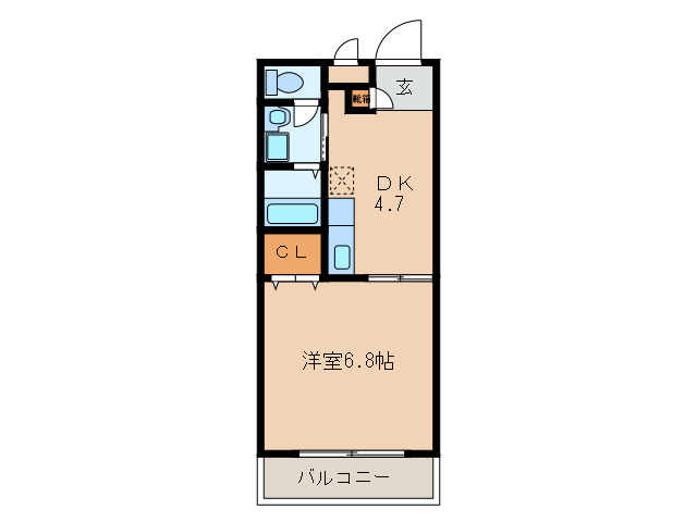 アイティーオー南福岡の間取り写真