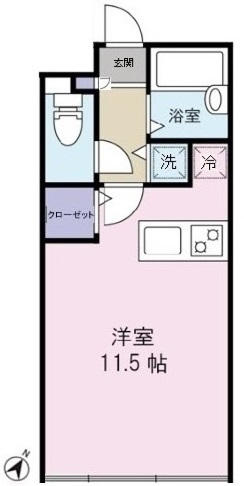 モダンフォルム洗足の間取り写真