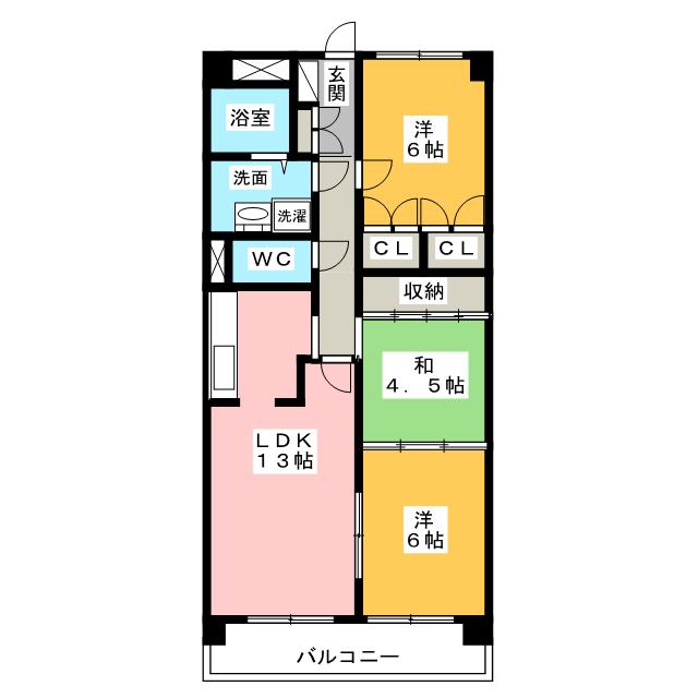 ＶＩＴＡ　ＮＯＲＩＴＡＫＥの間取り