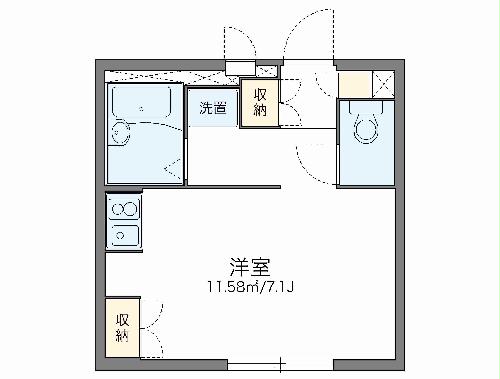 レオパレスエステートの間取り