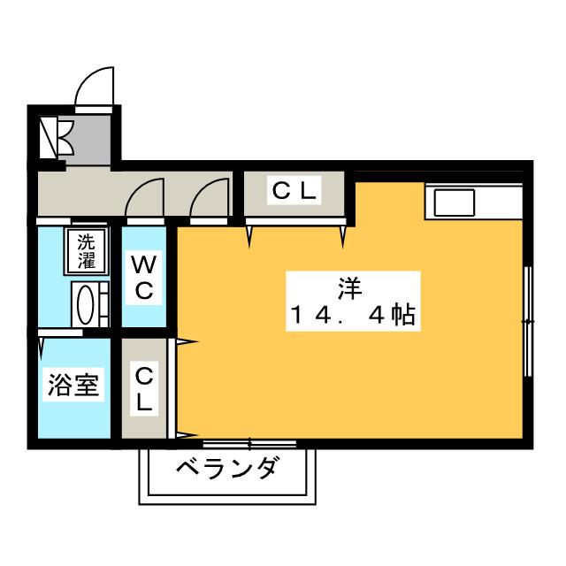 レセンテ石塚　Ｂ棟の間取り