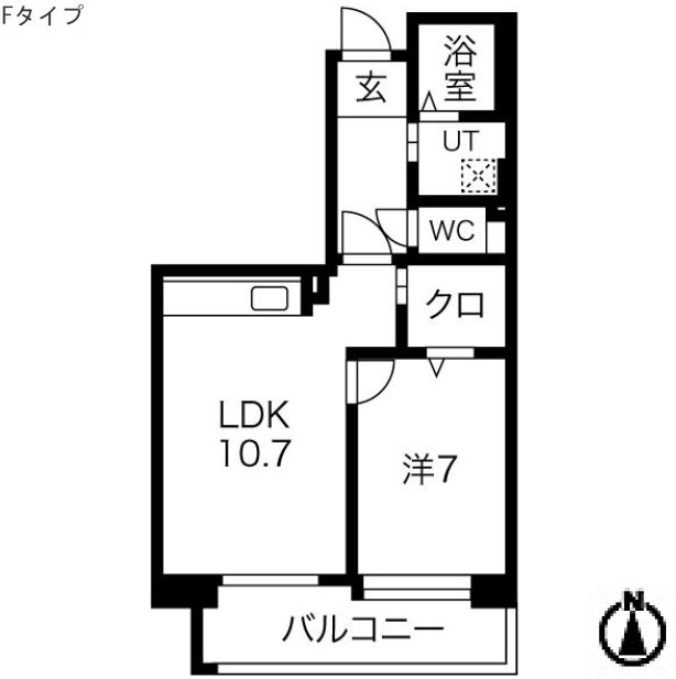 【品川区上大崎のマンションの間取り】