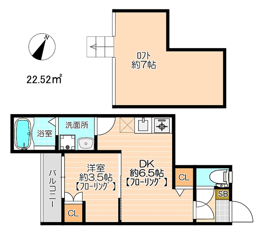 セリエ周船寺の間取り