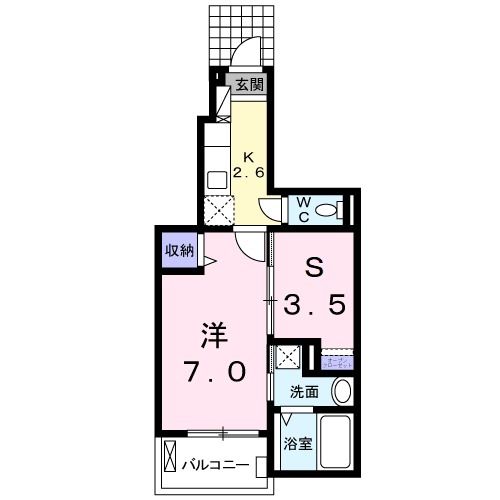 サニーハウスII希央台２番館の間取り