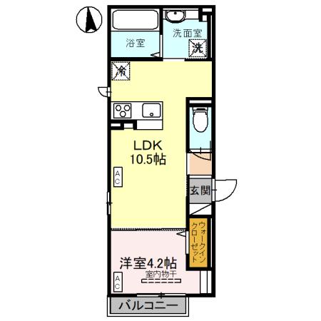 Ｄーｒｅｓｉｄｅｎｃｅ扇が丘の間取り