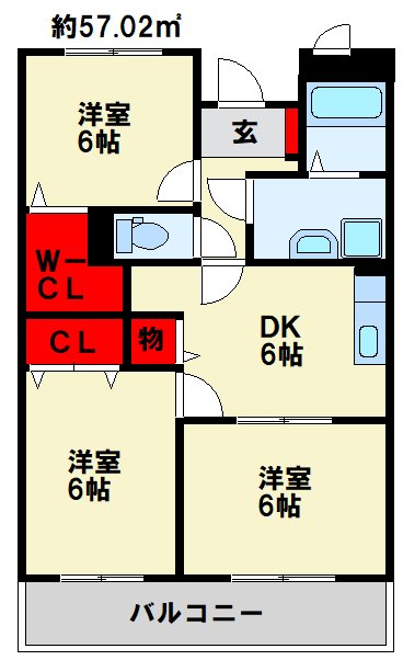 フィールド・ワンの間取り