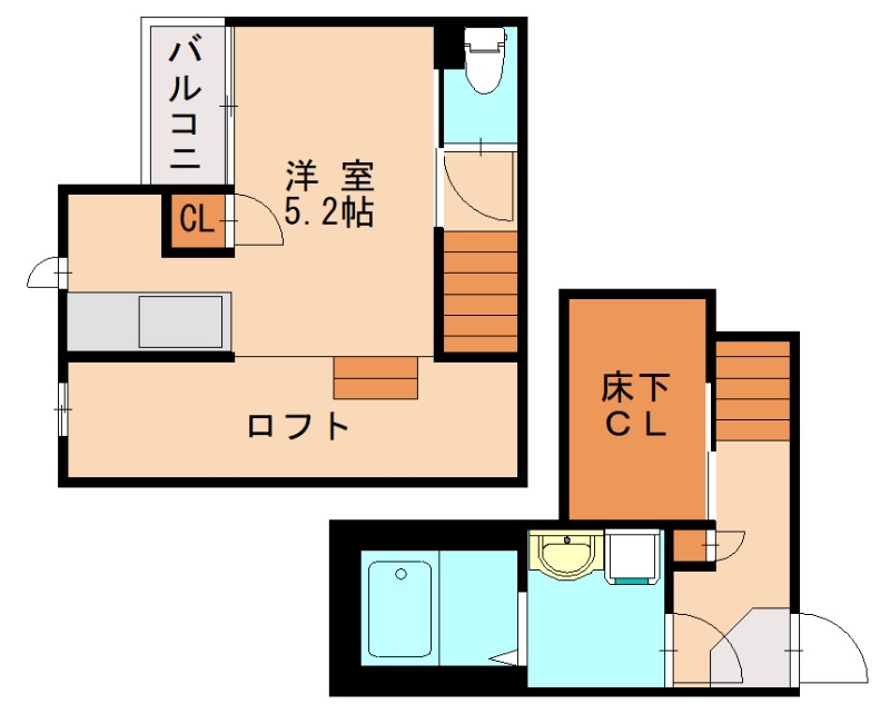 CB古賀アウリィの間取り