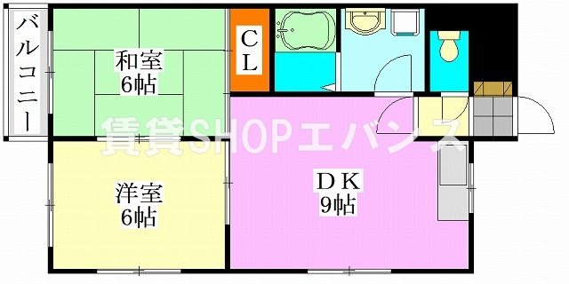 皆川マンションの間取り