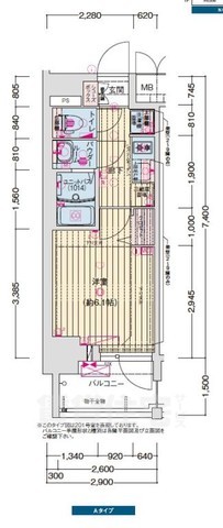 プレサンス名古屋菊井セルカの間取り